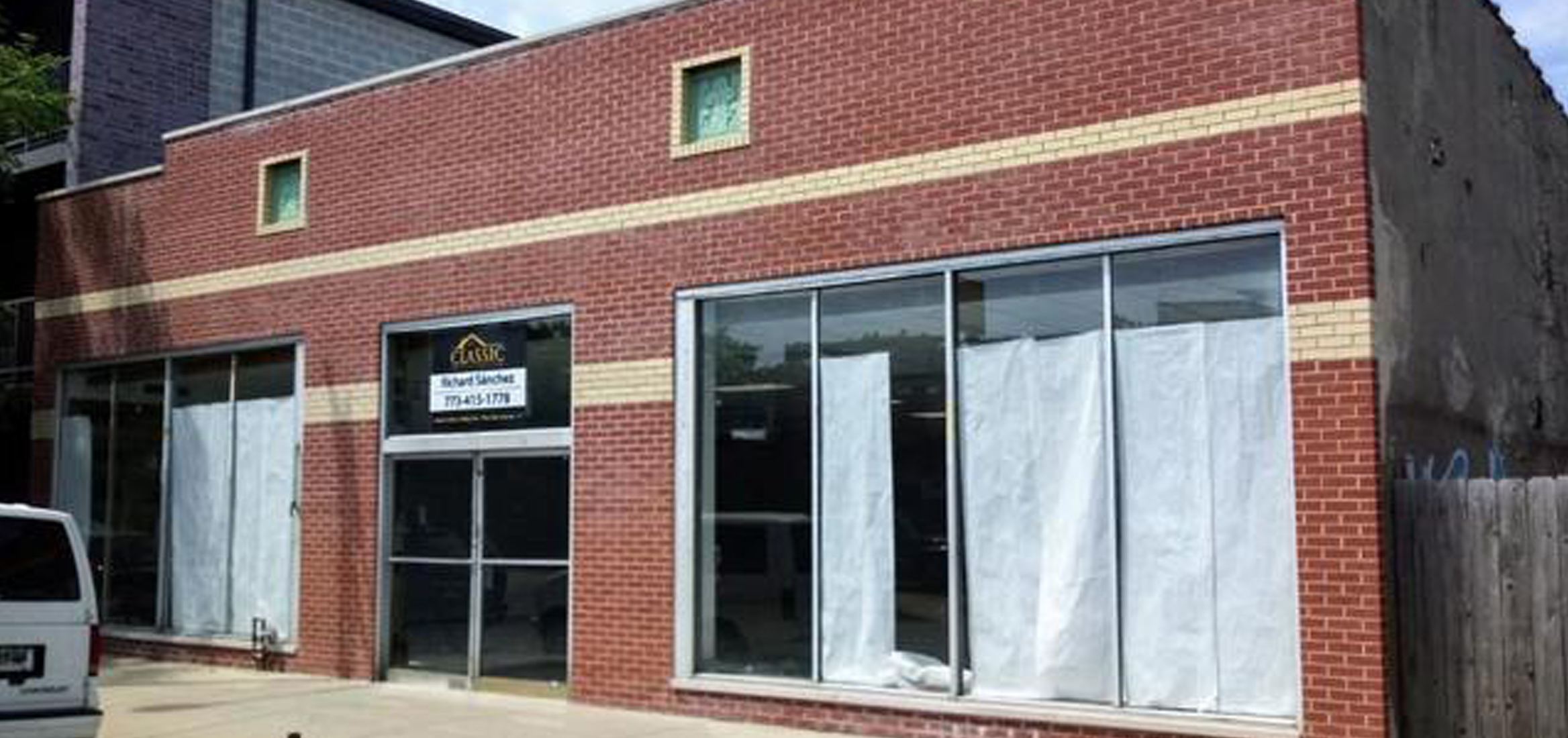 Recently rehabbed retail store